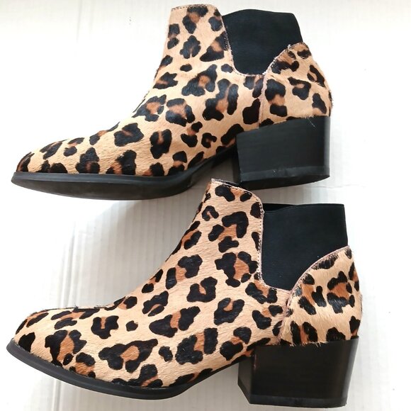 Steve Madden woman boot Brown leopard print 6.5B - Picture 13 of 16